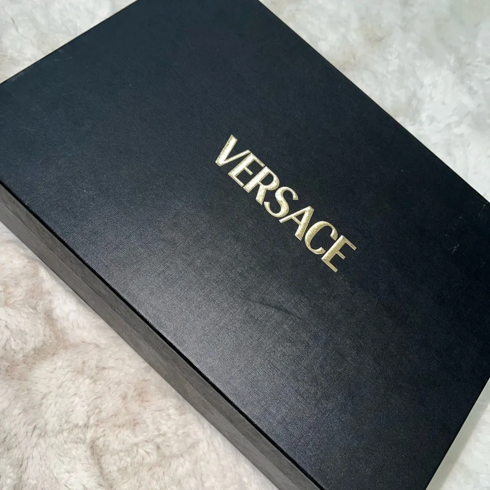 Versace White and Silver Athletic Shoes - Picture 5 of 5